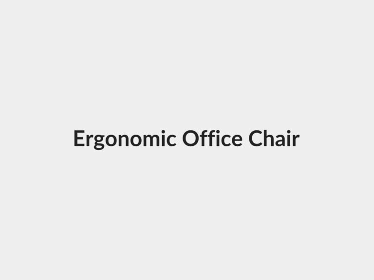 Black ergonomic mesh office chair