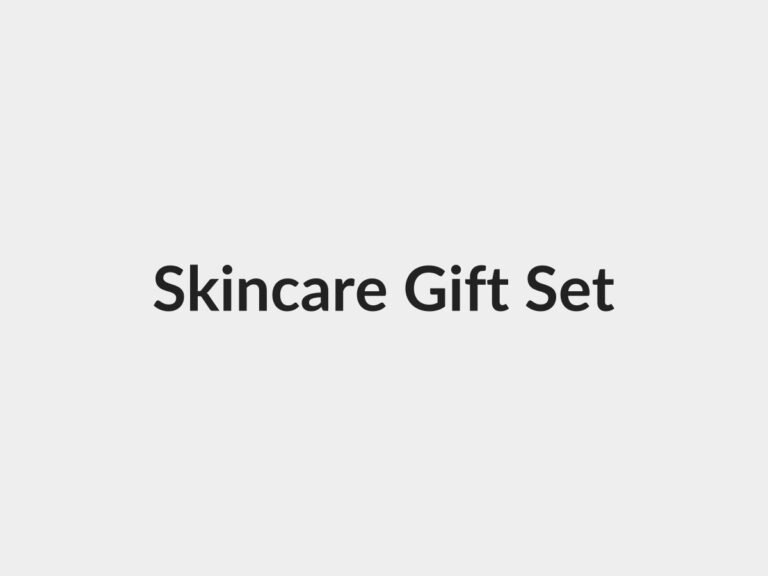 Premium skincare products gift set