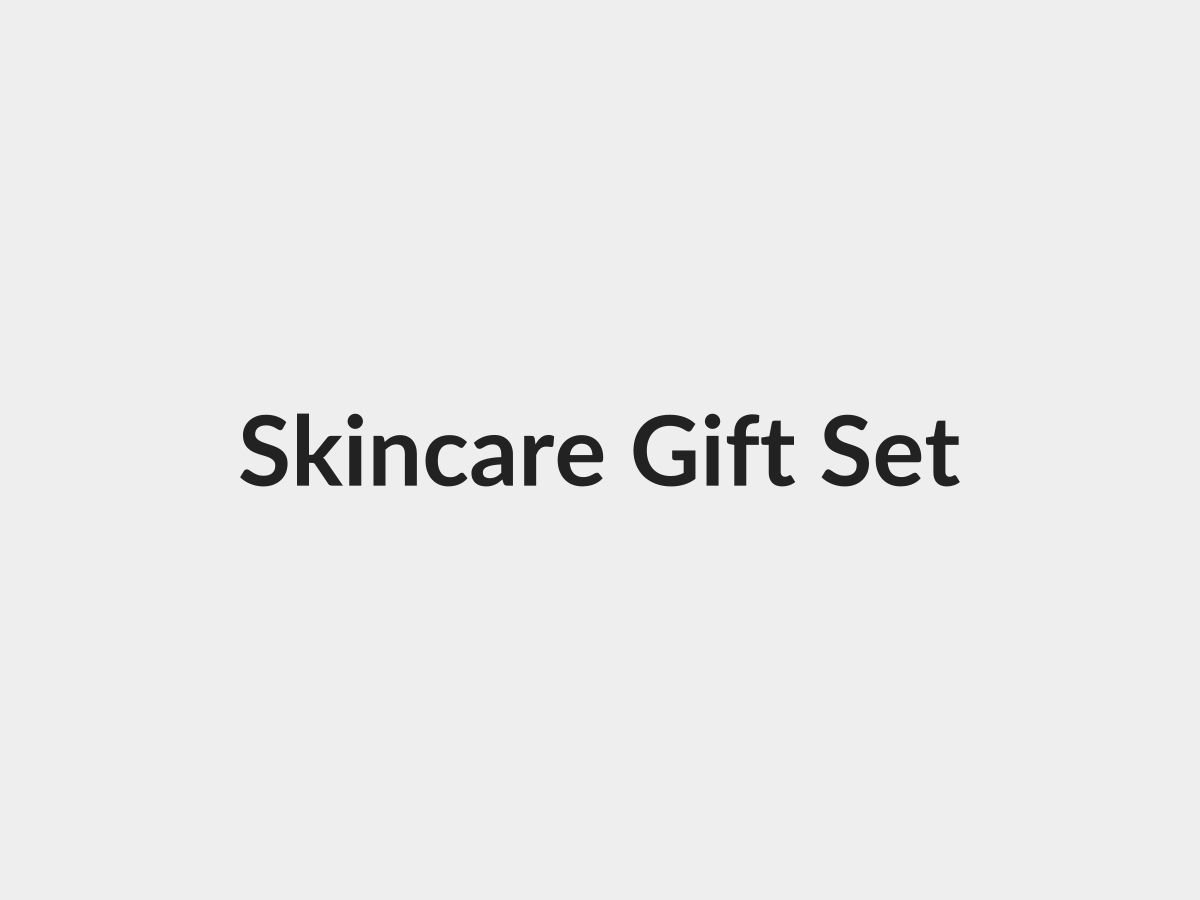 Premium skincare products gift set